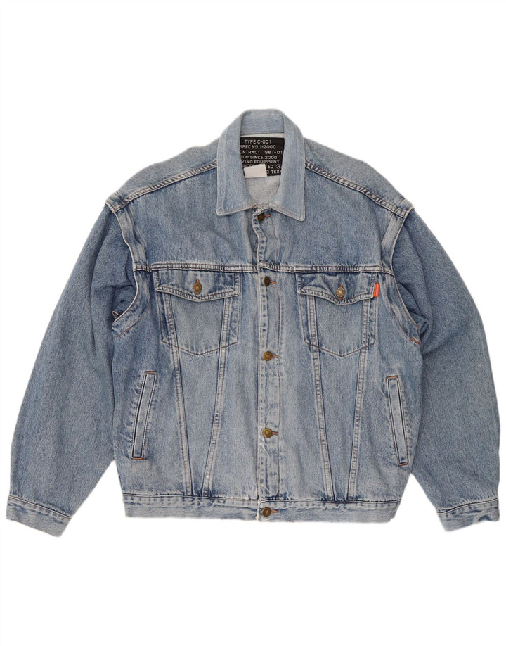 Мужская джинсовая куртка Casucci Regular Fit UK 38, средний синий