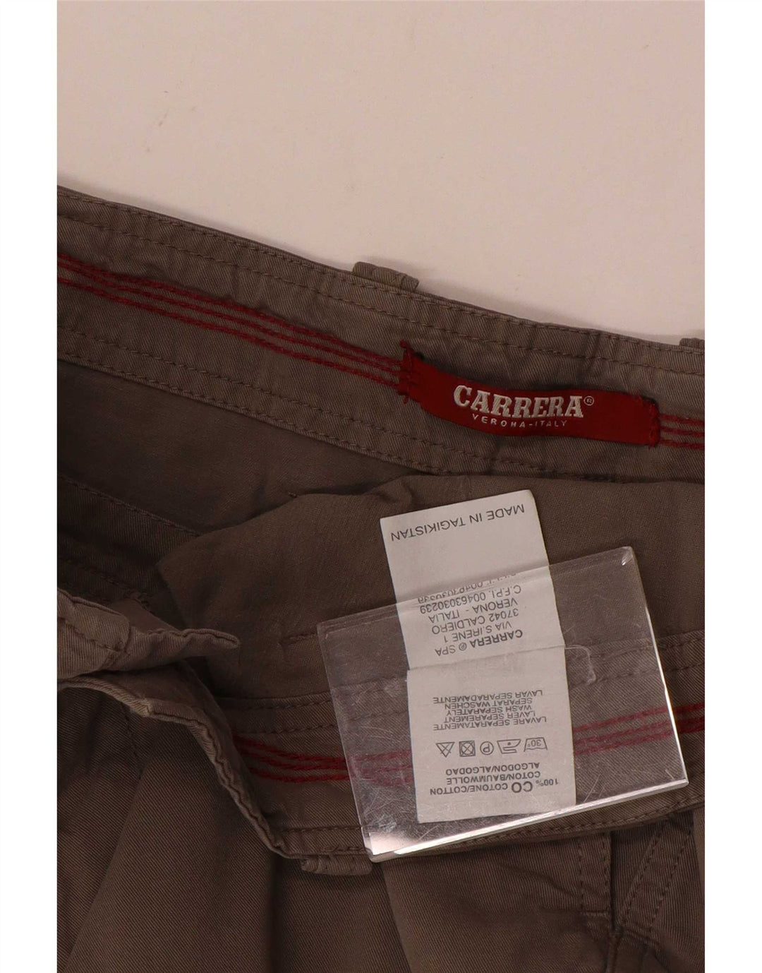 Мужские шорты карго Carrera W34, большие серые, хлопок