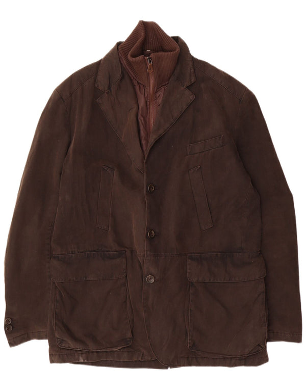 Мужская куртка Marlboro Classics EU 56 3XL, хлопок цвета хаки