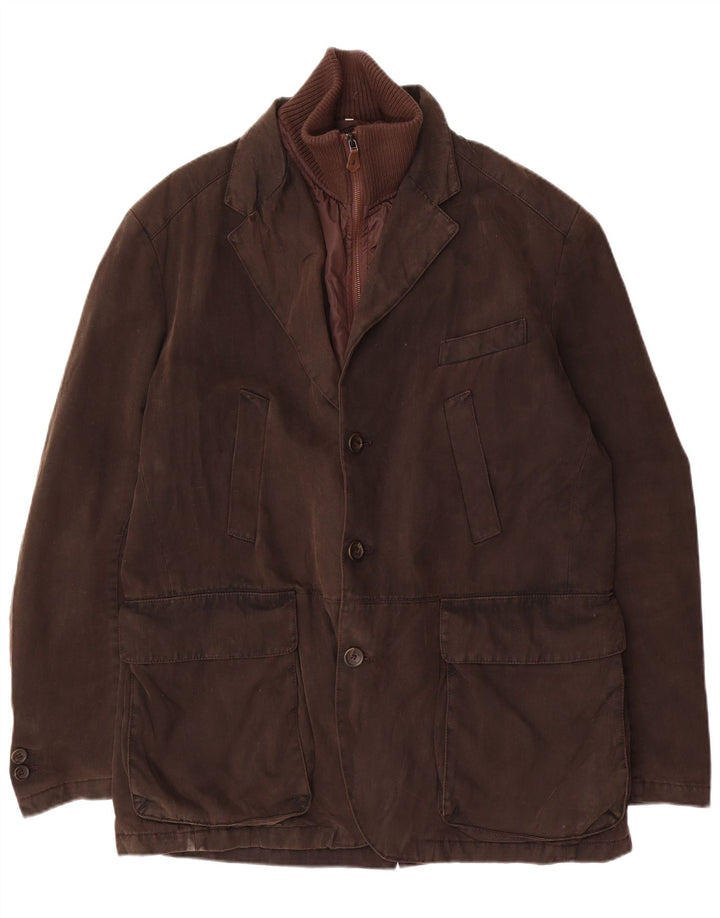 Мужская куртка Marlboro Classics EU 56 3XL, хлопок цвета хаки