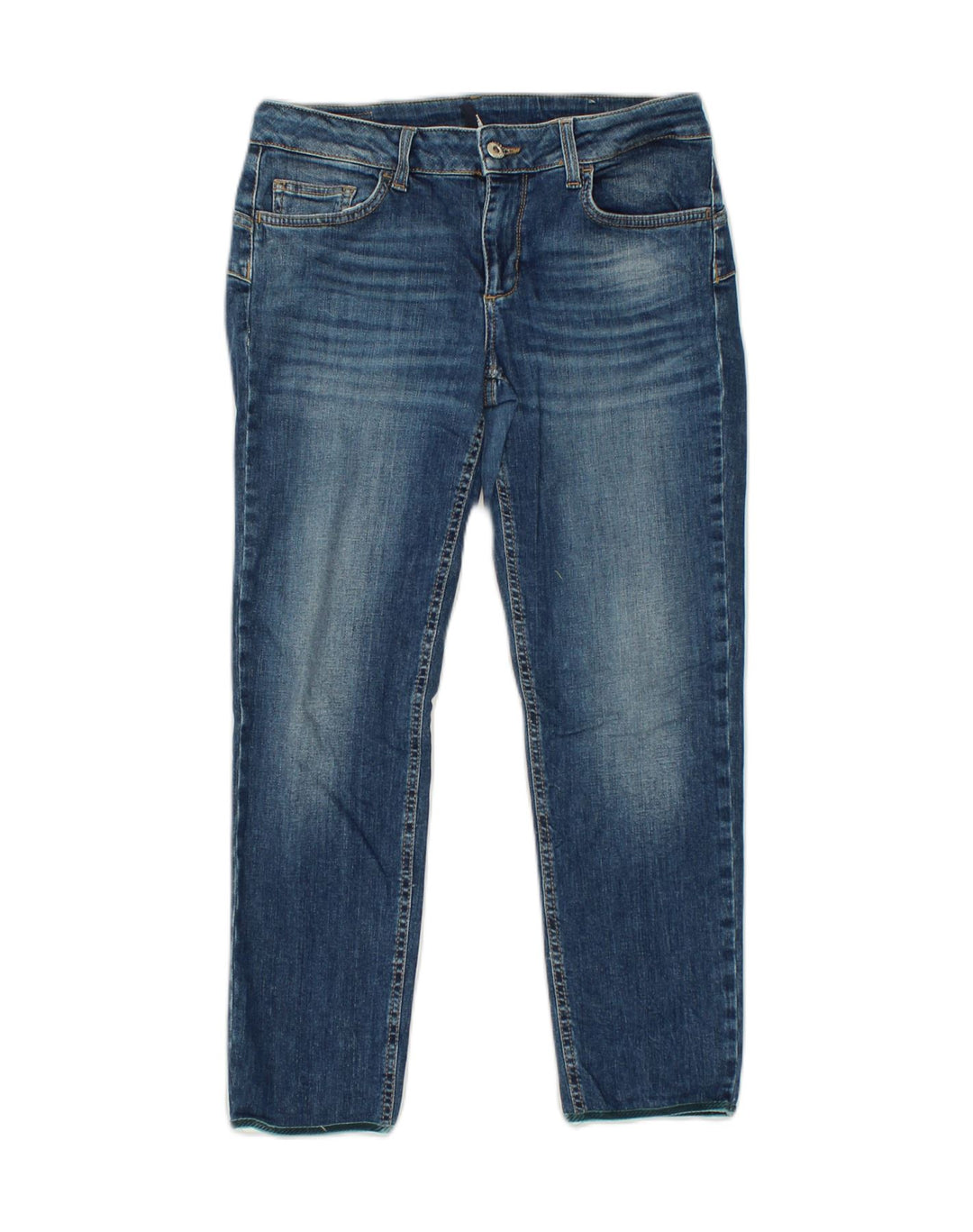 LIU JO Womens Milano Tapered Jeans W30 L25 Navy Blue Cotton | Vintage Liu Jo | Thrift | Second-Hand Liu Jo | Used Clothing | Messina Hembry 