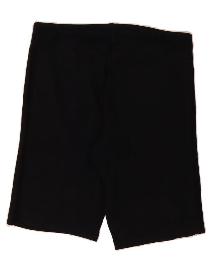 EDDIE BAUER Womens Sport Shorts UK 14 Medium  Black Cotton Vintage Eddie Bauer and Second-Hand Eddie Bauer from Messina Hembry 