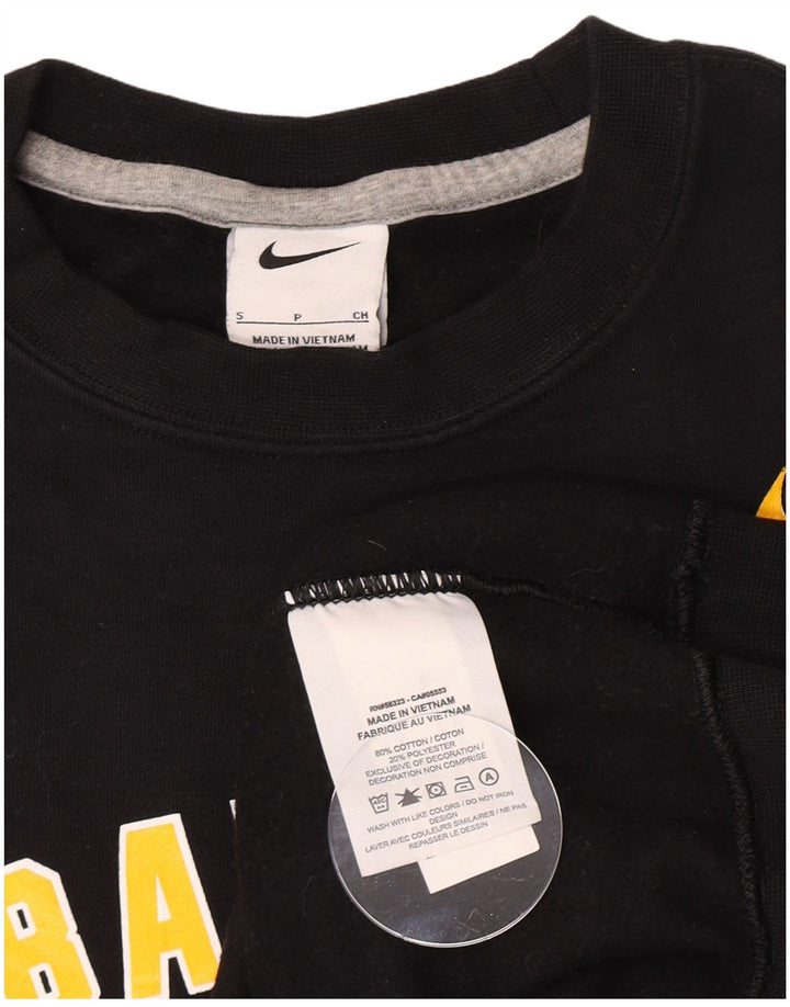 Мужской свитшот с рисунком Nike Baylor Bears, маленький черный хлопковый джемпер