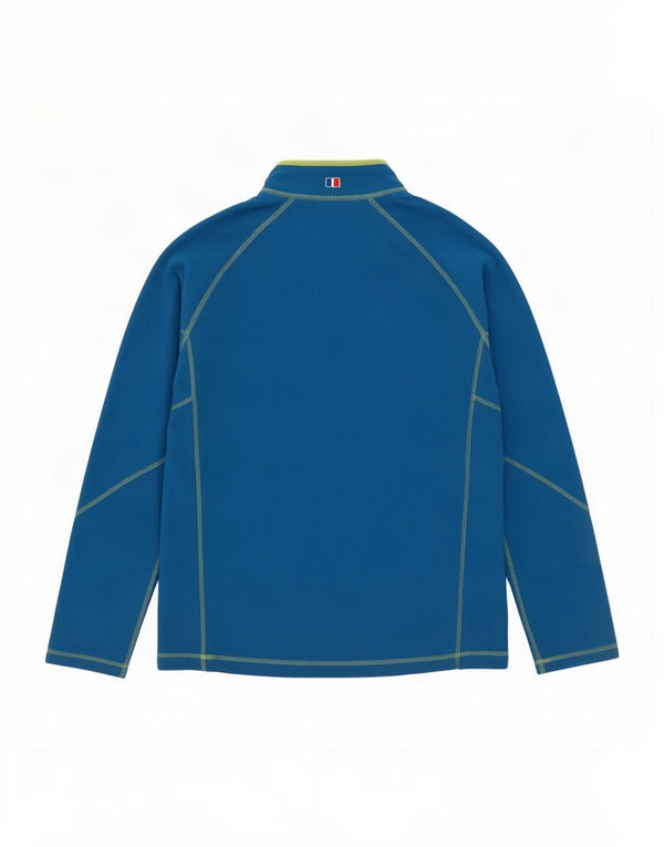 Berghaus Мужской флисовый джемпер с воротником на молнии, большой синий