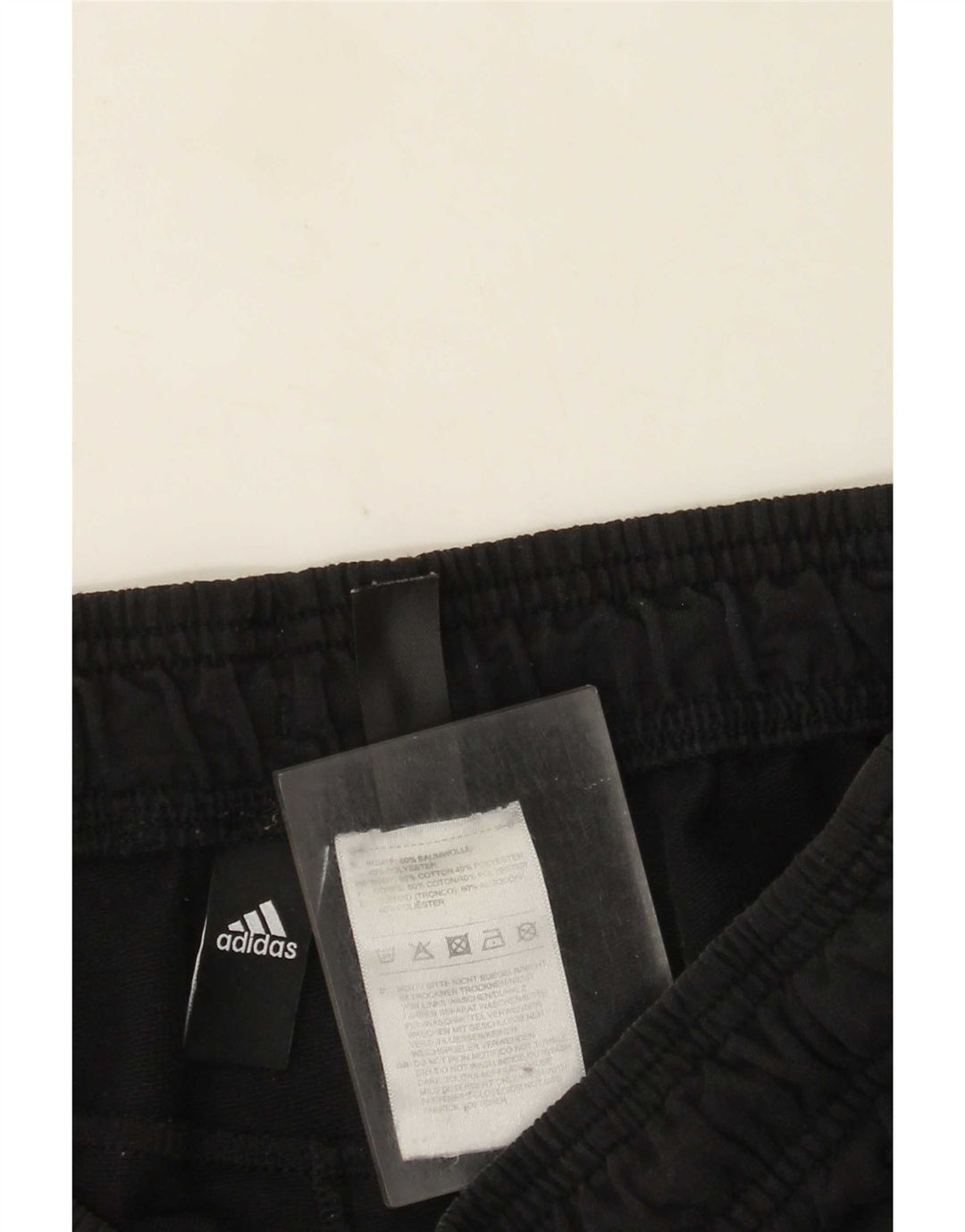 Женские спортивные шорты Adidas UK 12, средние черные хлопковые