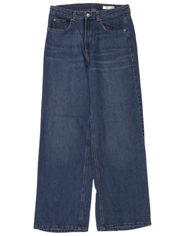 Мужские широкие джинсы Marks & Spencer UK 12, средние W32 L32, синие, хлопок