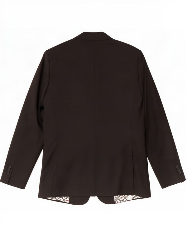 Мужской пиджак на 2 пуговицах Ted Baker UK 42 XL, черная шерсть