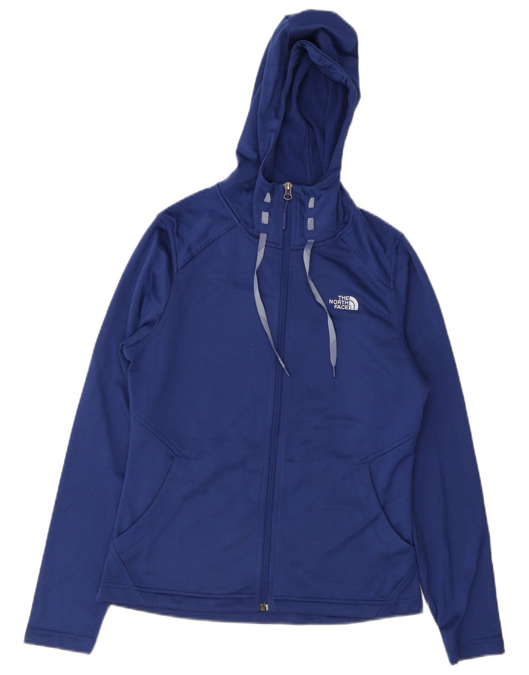 Женский свитер с капюшоном на молнии The North Face UK 12, средний синий полиэстер