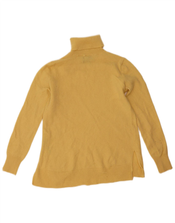 Женский джемпер с высоким воротником Massimo Dutti UK 6 XS, желтая шерсть