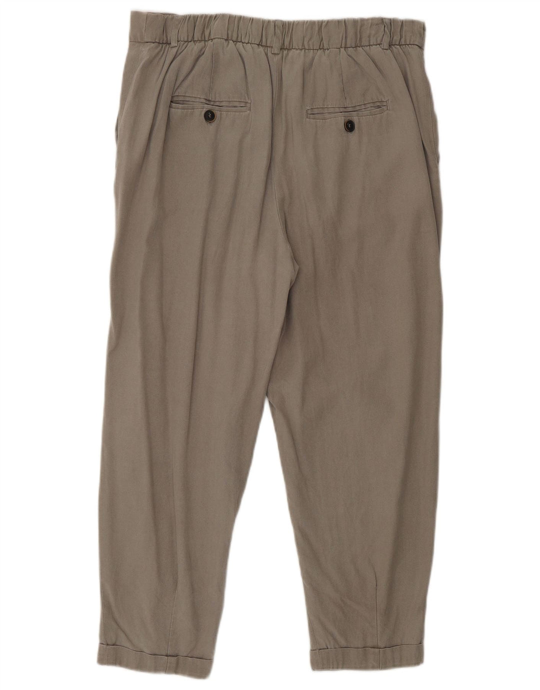 Брюки женские укороченные ZARA Medium W28 L23 Бежевые