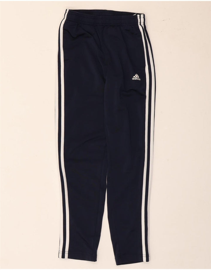 Спортивные брюки Adidas для мальчиков 11-12 лет, темно-синий, полиэстер