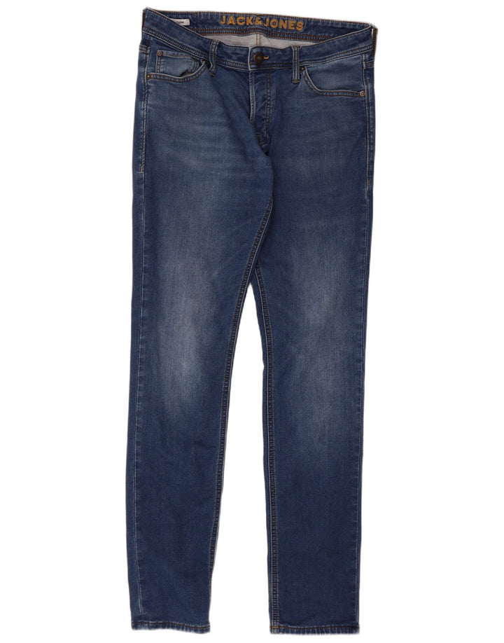 Женские узкие джинсы Jack & Jones GLENN W34 L34, синий хлопок