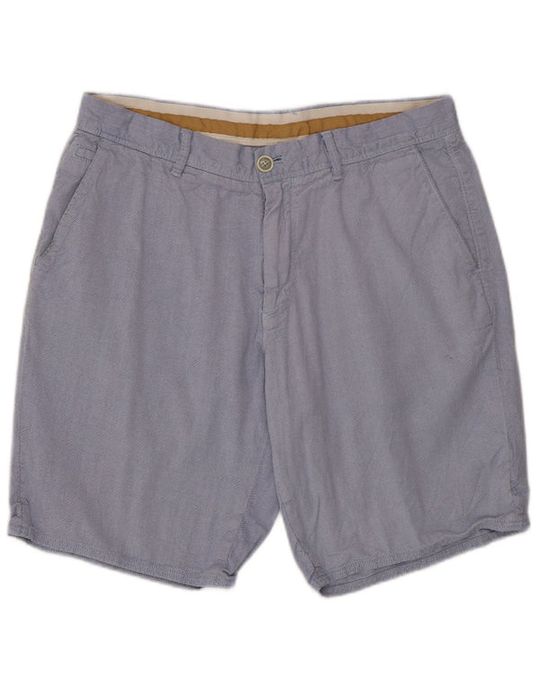Мужские шорты чинос Massimo Dutti EU 42, большие W32, синие, хлопок