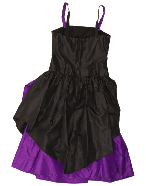 Женское платье с баской без рукавов JOHN & PILL, Великобритания, 8, маленькое черное с цветными блоками