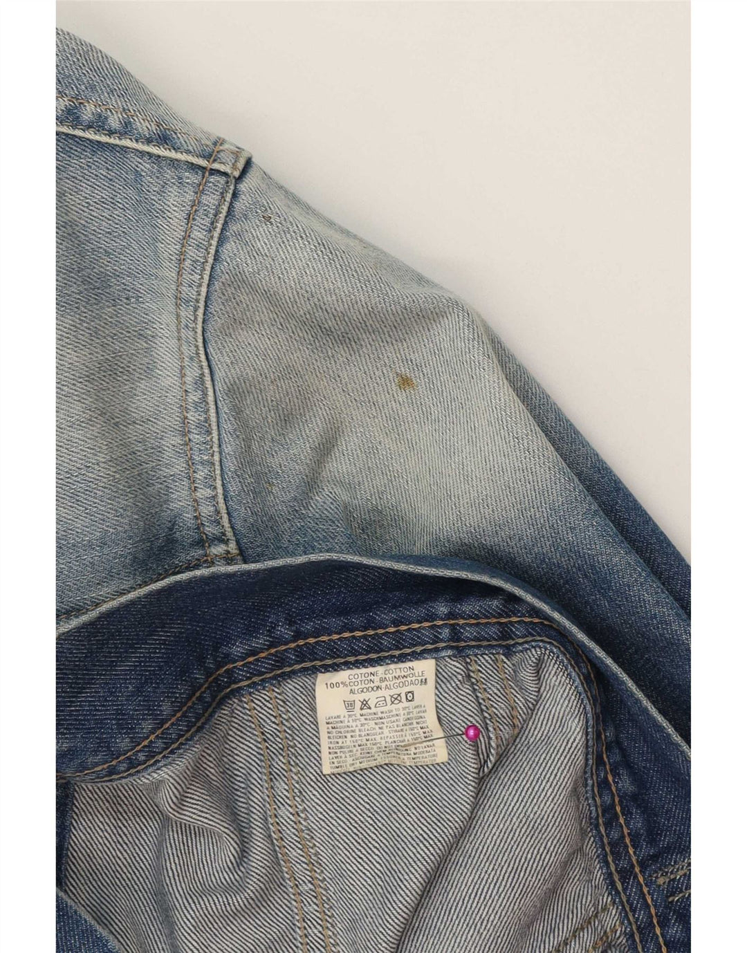 Мужская джинсовая куртка Diesel UK 42 XL, синяя, хлопок