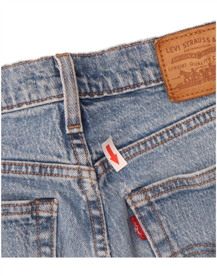 Женские прямые джинсы Levi's на танкетке W25 L28, синий хлопок