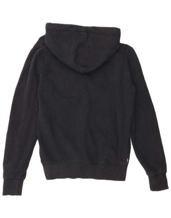 Мужской джемпер с капюшоном Superdry, черный, хлопковый, среднего размера