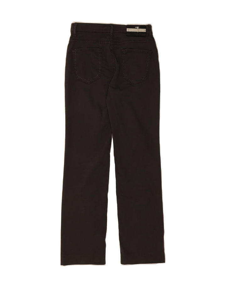TRUSSARDI Womens Straight Casual Trousers W25 L29 Grey Vintage Trussardi and Second-Hand Trussardi from Messina Hembry 