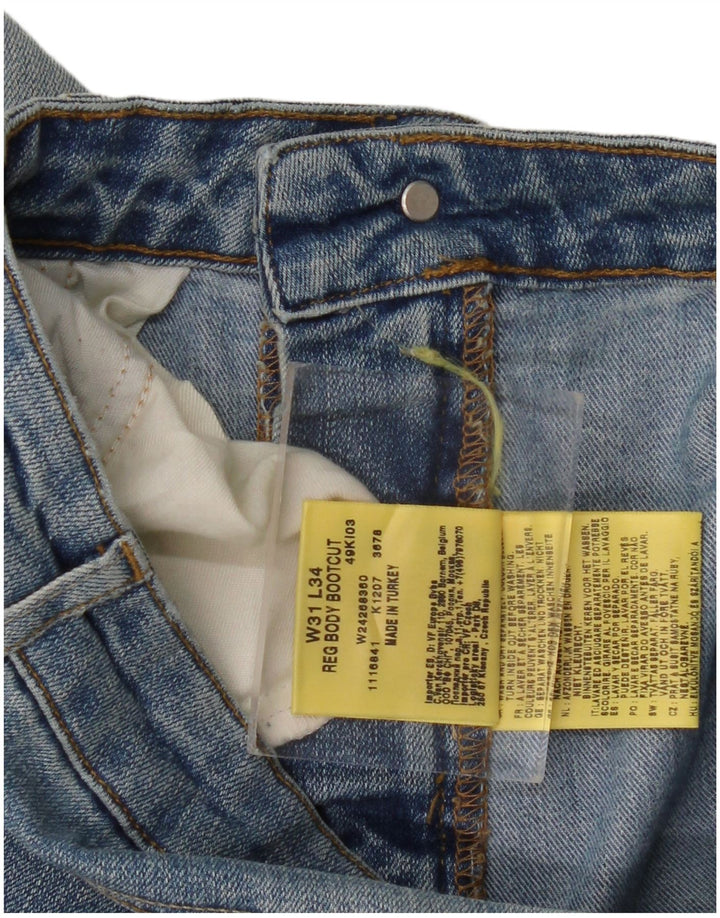 Женские джинсы скинни Wrangler W31 L30 синие, хлопок