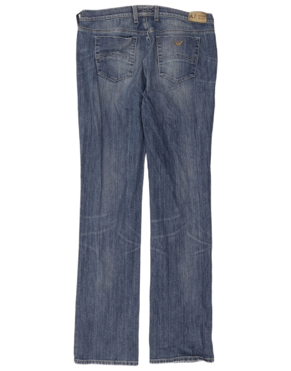 Мужские прямые джинсы Armani W33 L35 синие, хлопок