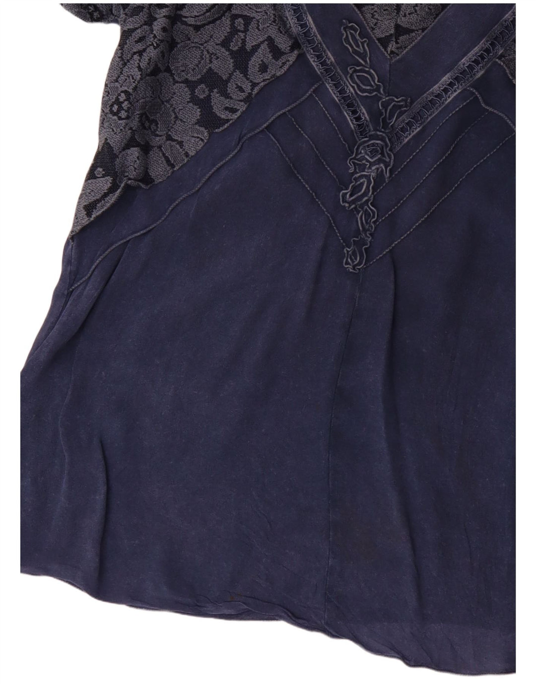 Женская блузка JOSEPHINE Top UK 16, большая синяя с цветочным принтом