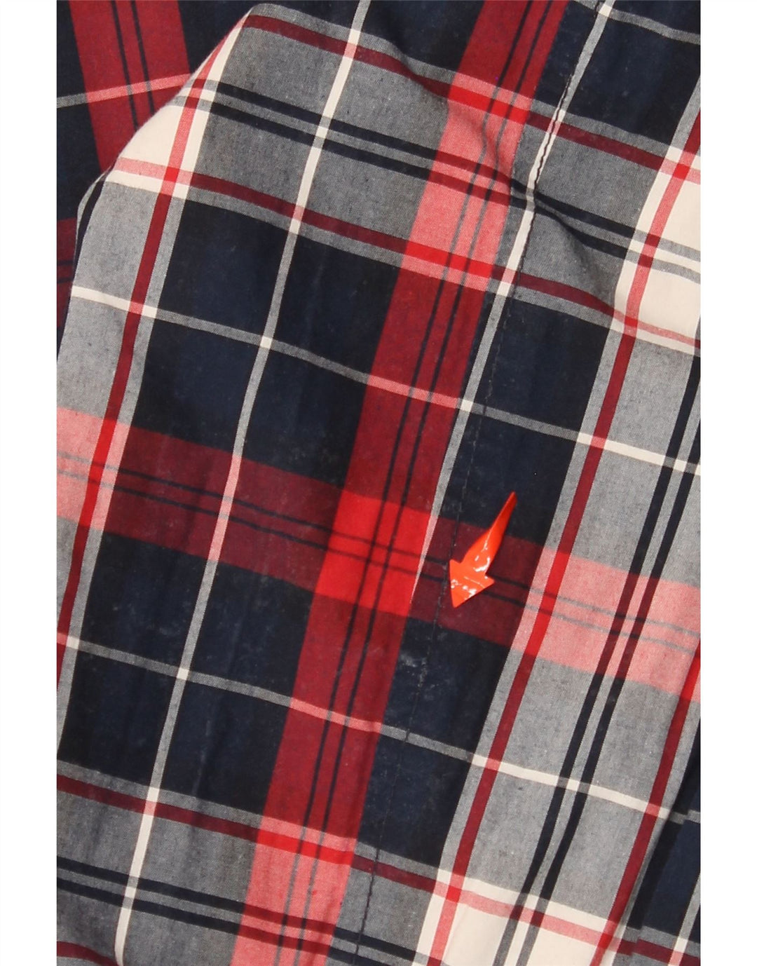 Мужская двусторонняя куртка TOMMY HILFIGER UK 38, средний темно-синий в клетку, нейлон