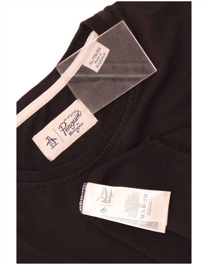 Мужская футболка Penguin Top XL, черный хлопок
