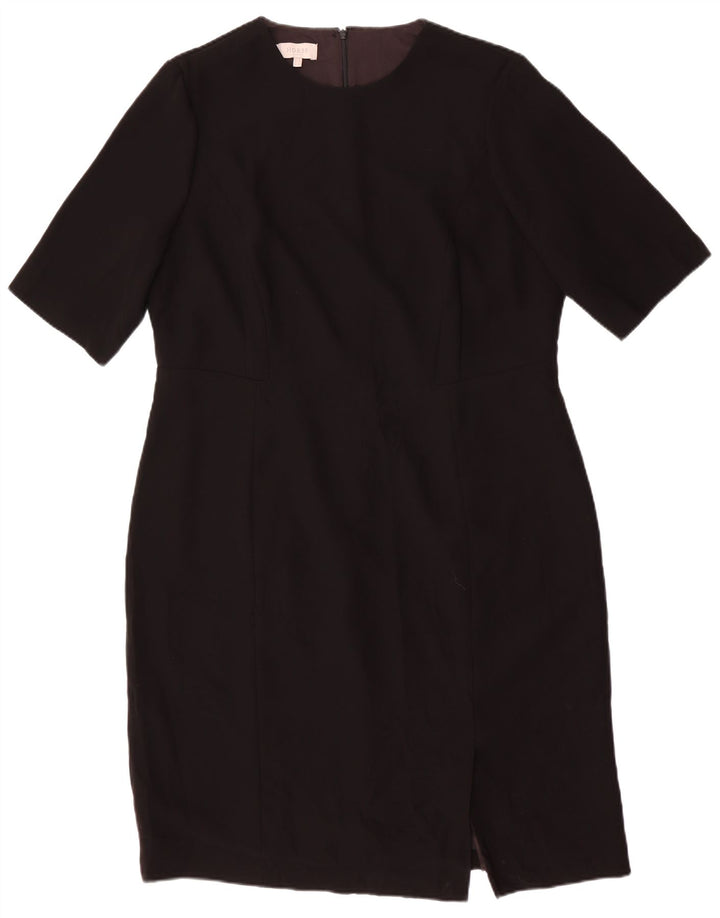 Женское платье-футляр Hobbs UK 18 XL, черный полиэстер