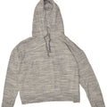 EDDIE BAUER Womens Oversized Hoodie Jumper UK 14 Medium Grey Modal | Vintage Eddie Bauer | Thrift | Second-Hand Eddie Bauer | Used Clothing | Messina Hembry 
