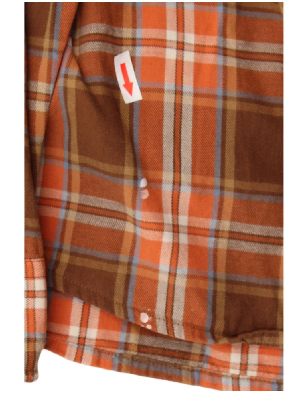 Мужская фланелевая рубашка Timberland среднего коричневого цвета в клетку, хлопок