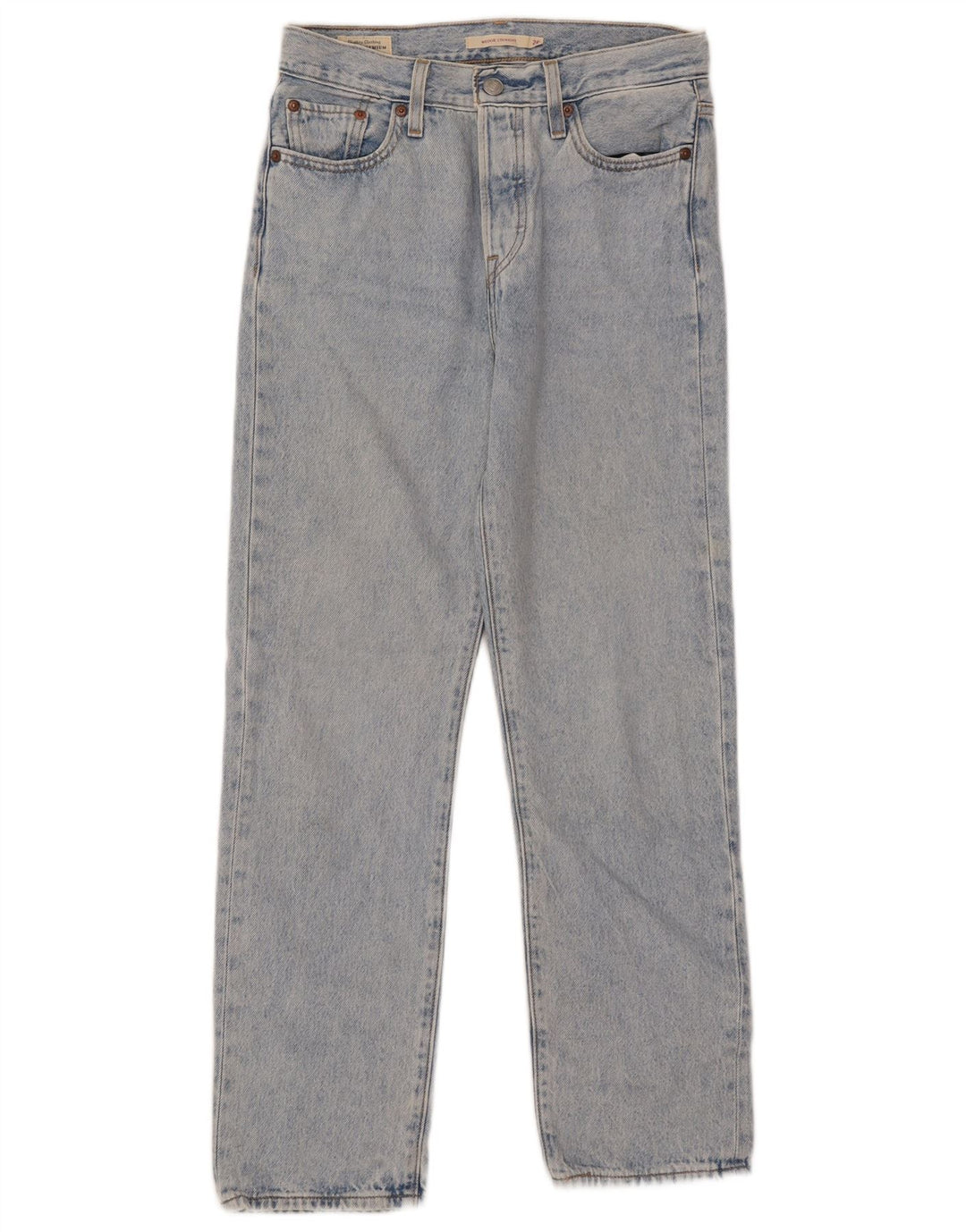 Женские прямые джинсы Levi's на танкетке W26 L28, синий хлопок