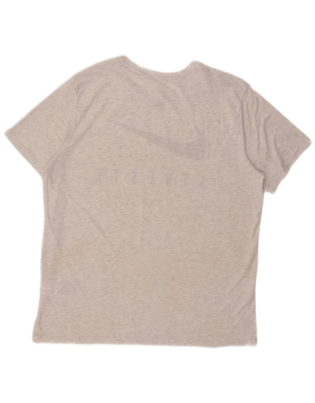 Мужская футболка с рисунком Nike Athletic Cut Top XL, серый полиэстер с крапинками