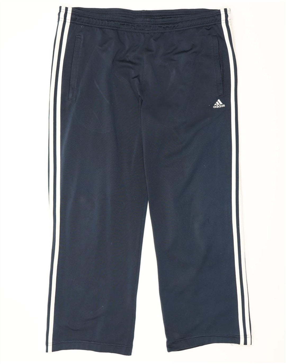 Мужские спортивные брюки Adidas, большие темно-синие, полиэстер