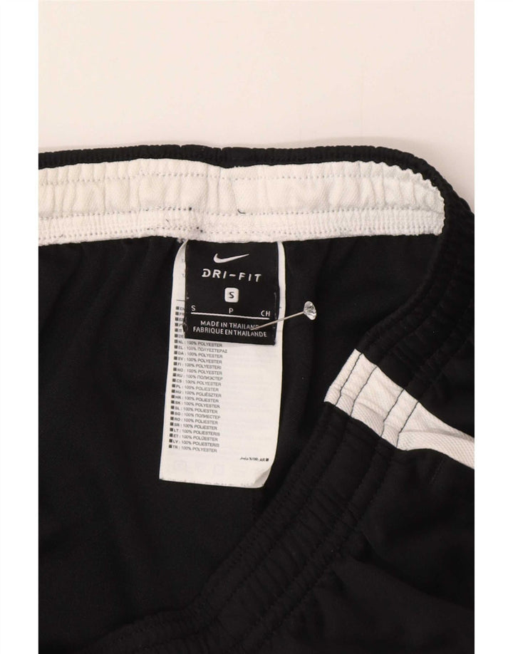 Мужские спортивные брюки Nike Dri Fit, маленькие черные полиэстер с цветными блоками