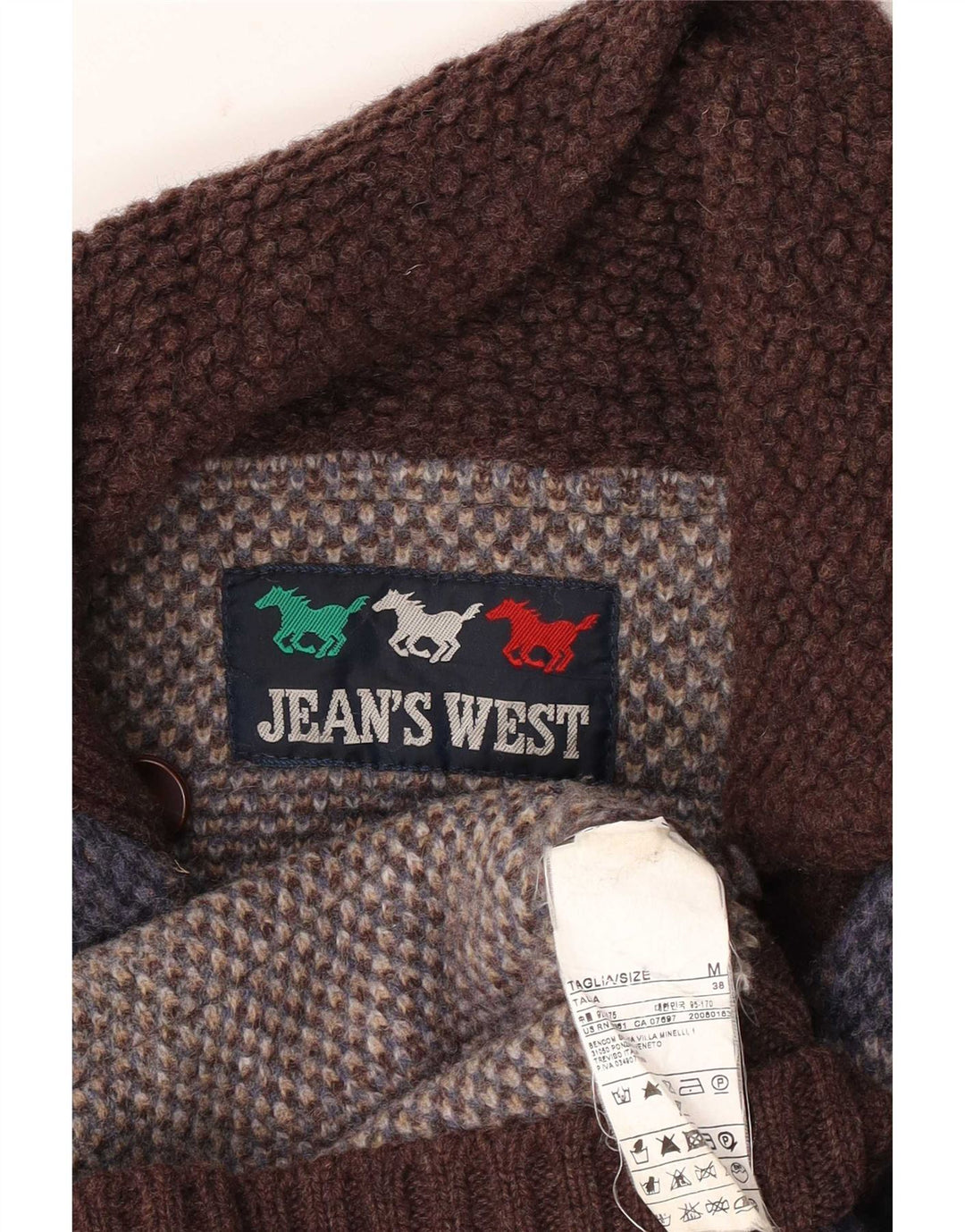 Мужская куртка Jean's West в стиле милитари UK 38, средняя разноцветная клетка