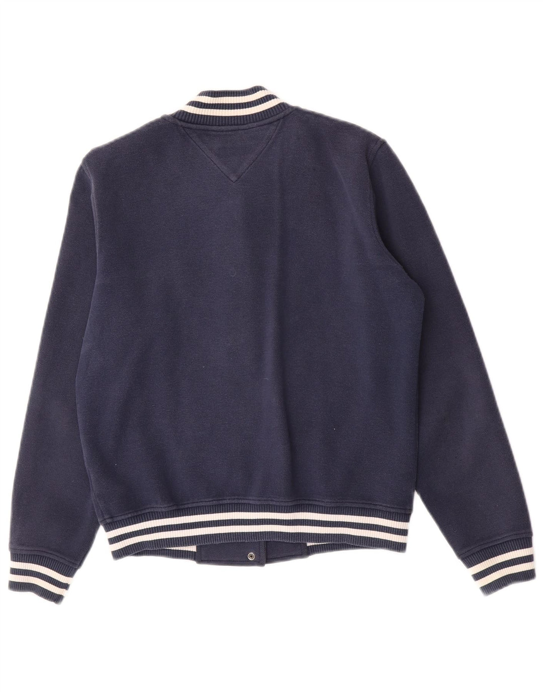 Tommy Hilfiger Женская университетская куртка оверсайз UK 10, маленькая, темно-синяя