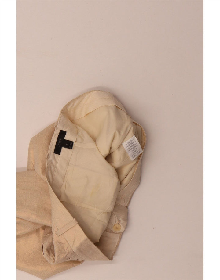 Женские шорты чинос J. CREW US 8 Medium W34 Бежевый лен