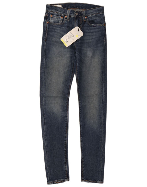 Мужские зауженные джинсы Levi's W28 L32, синий хлопок