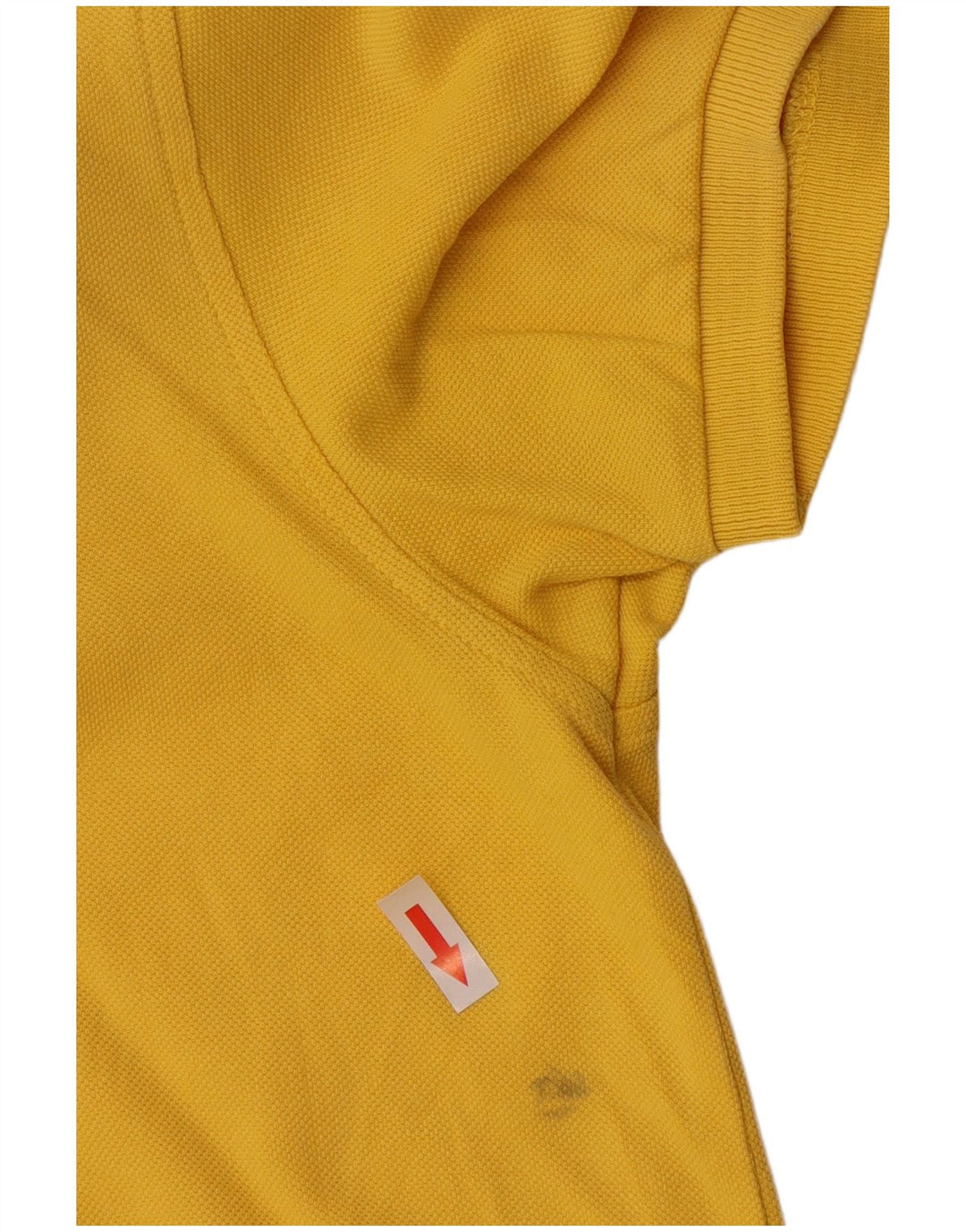 Мужская рубашка-поло Lyle & Scott из хлопка среднего желтого цвета