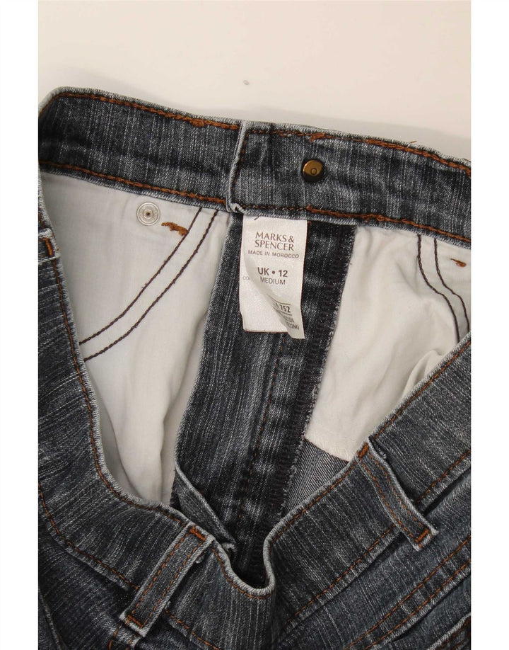 Женские джинсы Bootcut Marks & Spencer UK 12, средние W30 L30, синие, хлопок