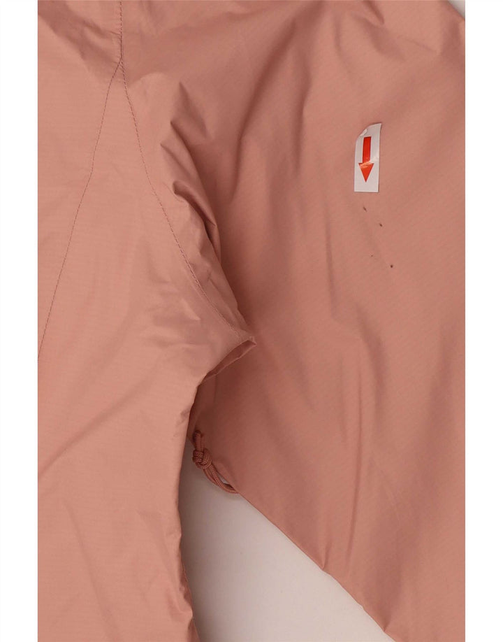 Женская дождевик с капюшоном The North Face UK 14, нейлон среднего розового цвета