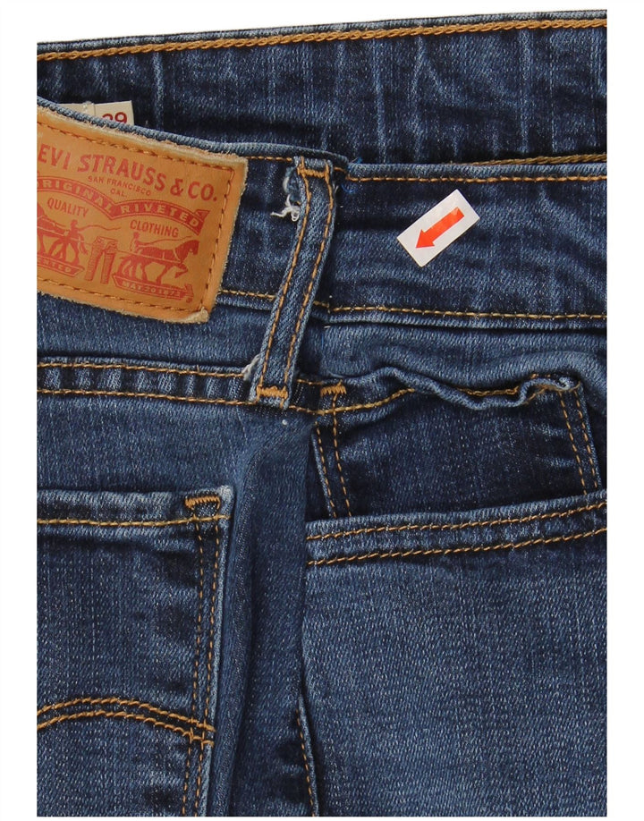 Женские джинсы скинни LEVI'S 711 W29 L34 Синие из лиоцелла