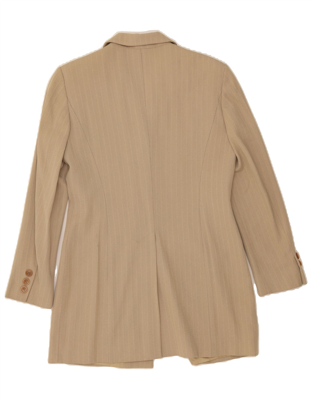 MAX & CO. Womens Classics Longline Blazer Jacket UK 10 Small  Beige Vintage Max & Co. and Second-Hand Max & Co. from Messina Hembry 