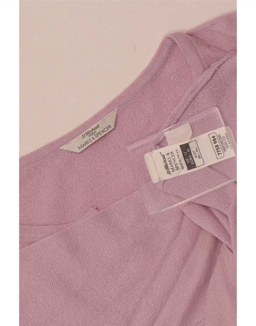 Женский топ Marks & Spencer St. Michael с рукавом 3/4, Великобритания 12, средний фиолетовый