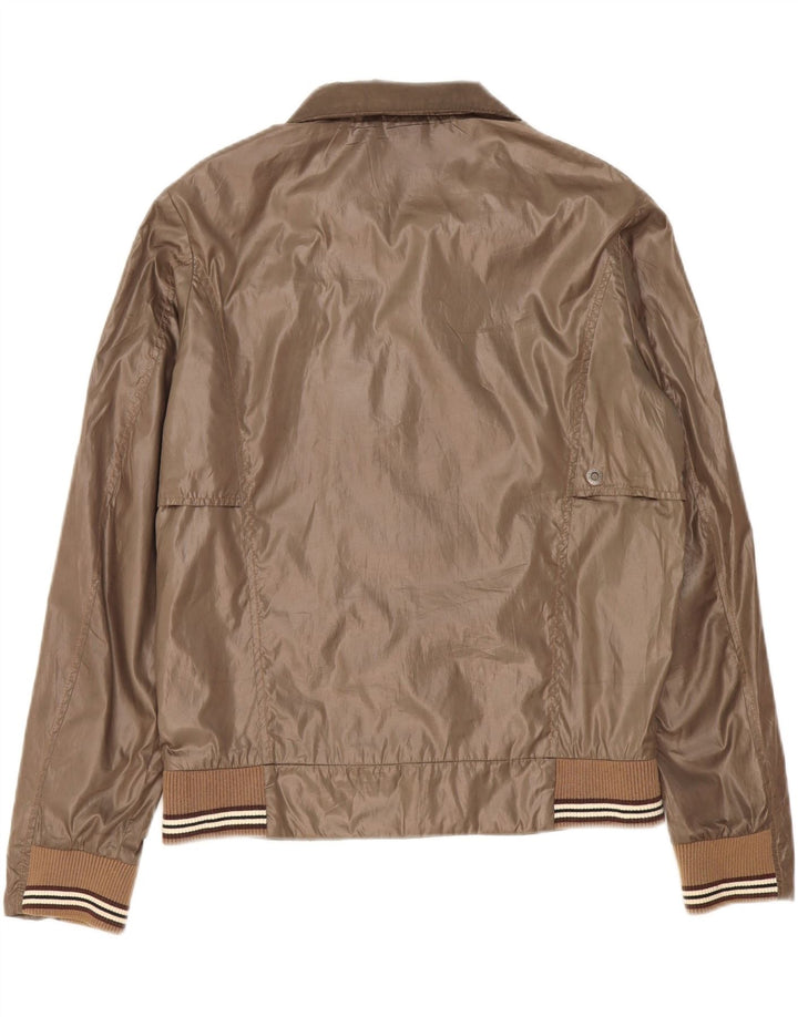 ENERGIE Womens Utility Jacket UK 16 Large Beige Polyester Vintage Energie and Second-Hand Energie from Messina Hembry 