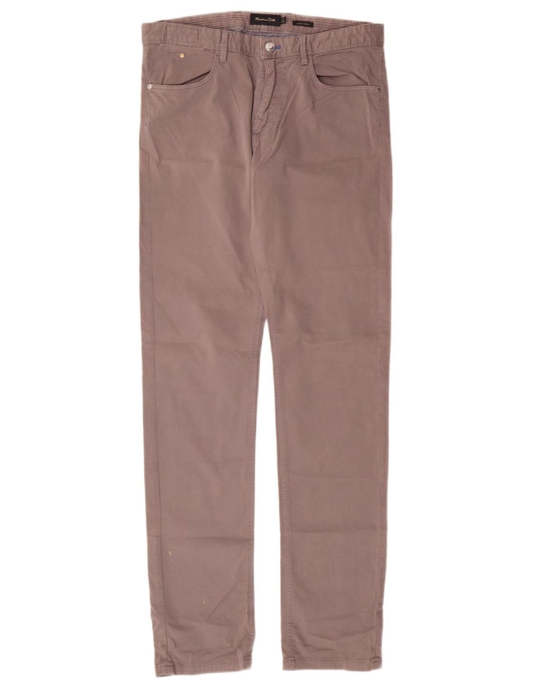 MASSIMO DUTTI Мужские узкие повседневные брюки EU 40 Medium W31 L34 Серый хлопок