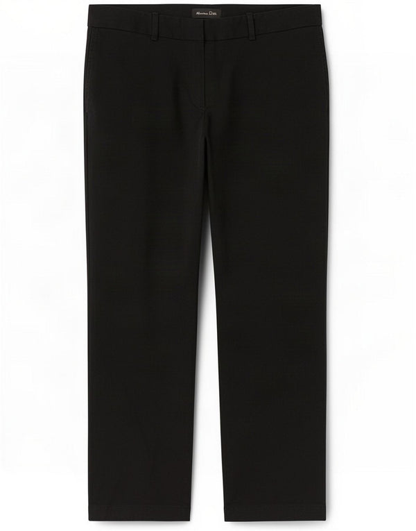 Женские укороченные брюки Massimo Dutti с широкими штанинами EU 36 XS W26 L25, черные