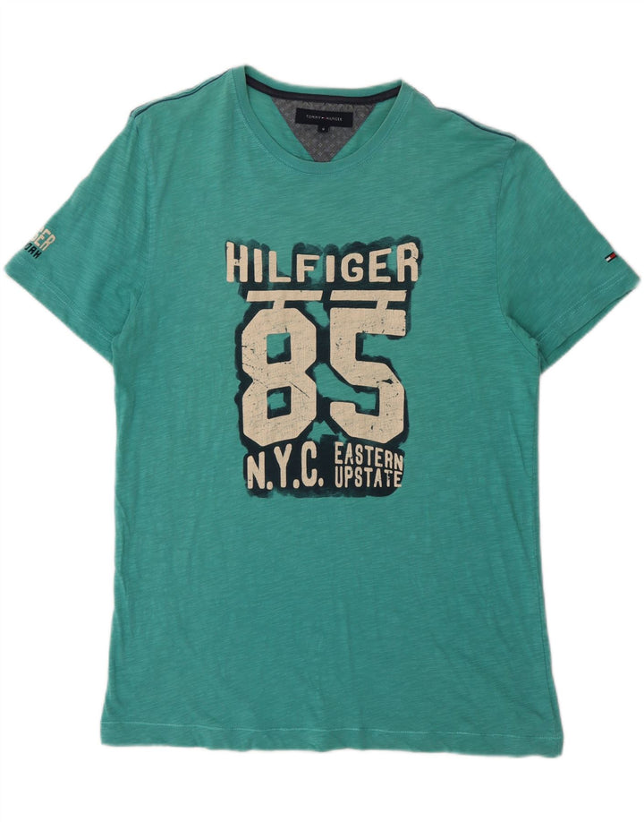 Мужская футболка с рисунком Tommy Hilfiger, средний зеленый