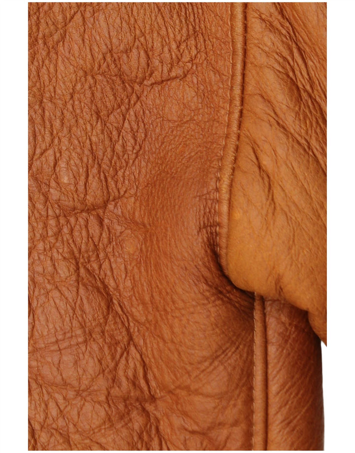 Женская короткая дубленка Anfor IT 44 Medium Brown Shearling