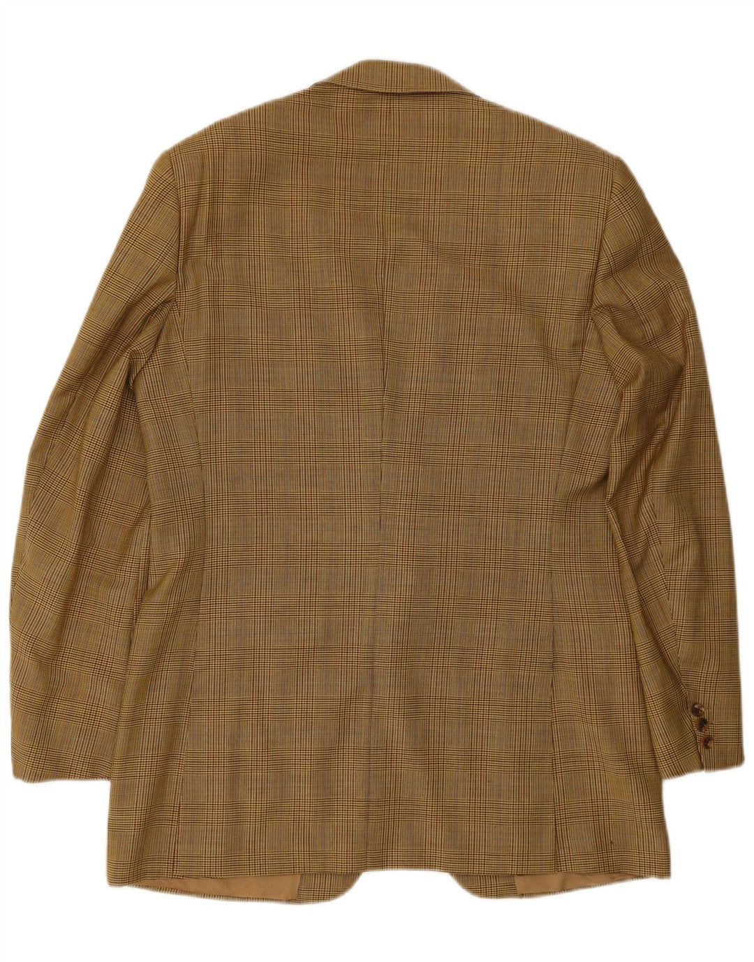 Мужской пиджак Gieves & Hawkes на 2 пуговицах, Великобритания, 42 XL, коричневый, шерсть с узором «гусиные лапки»